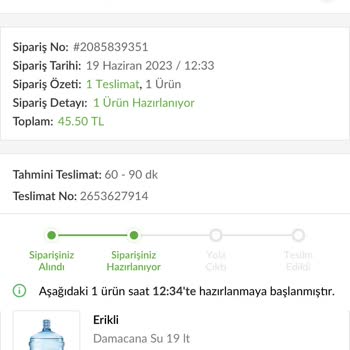 Nestlé Pure Life Geç Gelen Hatta Gelmeyen Sipariş