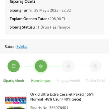 Çiçek Sepeti Evkiba Satıcısı Siparişimi Göndermedi