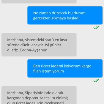 Çiçek Sepeti Evkiba Satıcısı Siparişimi Göndermedi