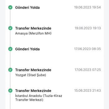 Trendyol Express Şehir Şehir Gezen Kargo