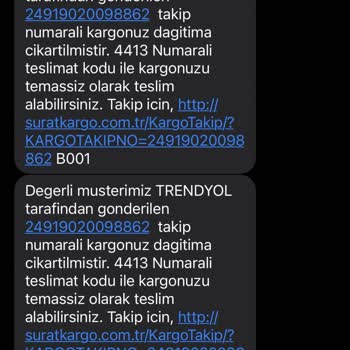 Sürat Kargo Payas Şubesi Dağıtıma Çıkarmadan İade Etmesi