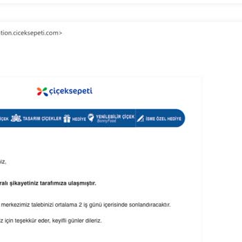 Çiçek Sepeti Faturasız Ürün Satıyor
