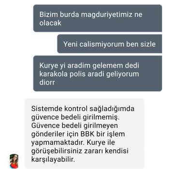 BanaBiKurye Bbk Telefonumu Çaldırdı Ve Muhatap Yok
