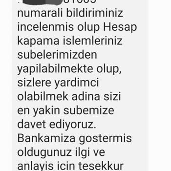 Vakıf Katılım Bankası Vakıf Katılım Hesabımın Kapatılmaması