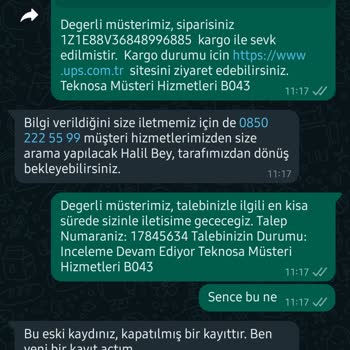 Teknosa Mağazadan Alınan Ürünün 8 Gün İçinde Elime Ulaşmaması