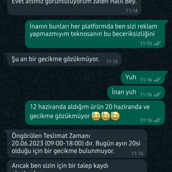 Teknosa Mağazadan Alınan Ürünün 8 Gün İçinde Elime Ulaşmaması