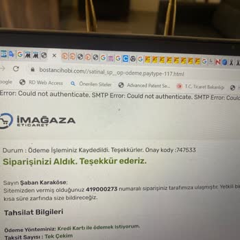 Bostancı Hobi'den Ürün Siparişi Sorunu