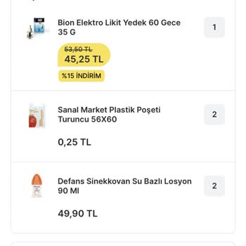 Migros Sanal Marketten Şikayetçiyim