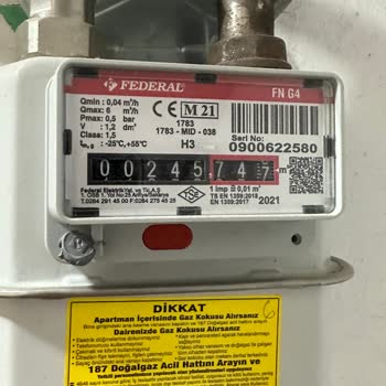 İGDAŞ Dogalgaz Saatini Yanlış Okuma