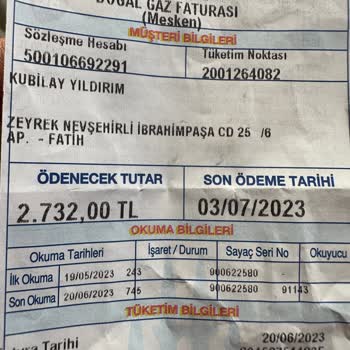 İGDAŞ Dogalgaz Saatini Yanlış Okuma