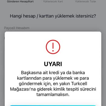 Paycell Uygulaması Kimlik Doğrulama