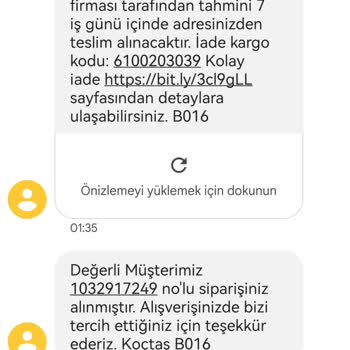Sendeo İade Ürünümün 11 Gündür Adresten Alınmaması!