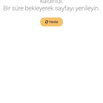 Trlink Hata Oluştu Veya Link Kaldırıldı Hatası