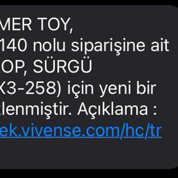 Vivense Pişmanlıktır Teslimat Yazılanın Çok Çok Sonrası Oluyor
