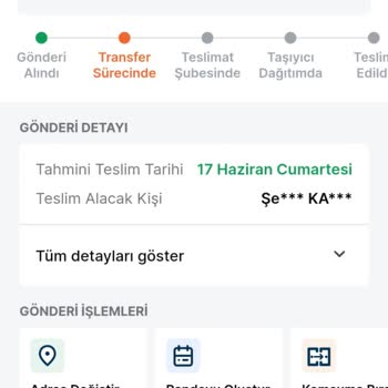 Trendyol Express Dolap Uygulaması Kayıp Kargo