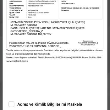 Vodafone Paket Ücreti Alındı Paket Yok