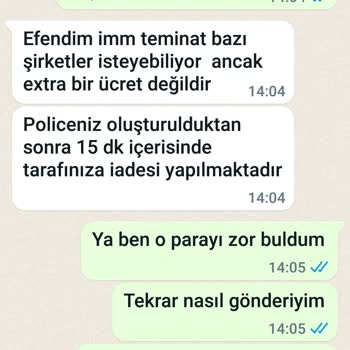 Sigortam.net Trafik Sigortası İptali Geri Ödeme