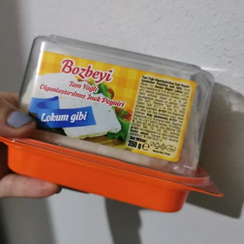 Akpınar Süt Ürünleri Bozbeyi Tam Yağlı Lokum Gibi Peynir Etiketinde Belirtildiği Gibi Değil
