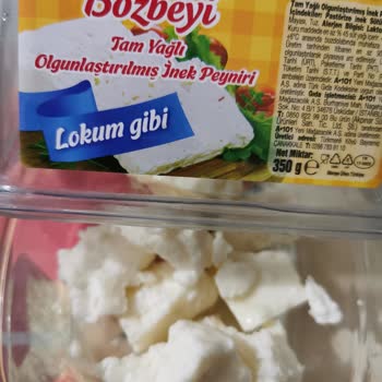 Akpınar Süt Ürünleri Bozbeyi Tam Yağlı Lokum Gibi Peynir Etiketinde Belirtildiği Gibi Değil