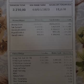 Akedaş Faturasına İtiraz Ediyorum Gelen Fatura 3.210 TL