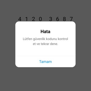 Gmail Instagram Hesabım Çalındı Ve Güvenlik Kodu Kabul Edilmiyor