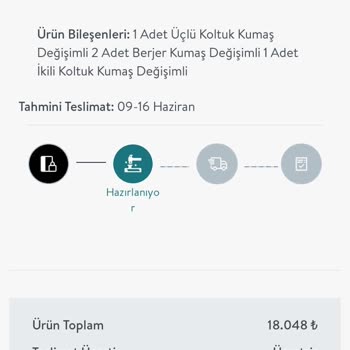 Vivense Alanya Şubesinden Koltuk Takımı Siparişi Problemi