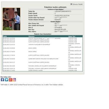 UPS Türkiye Kargomu Teslim Etmiyor
