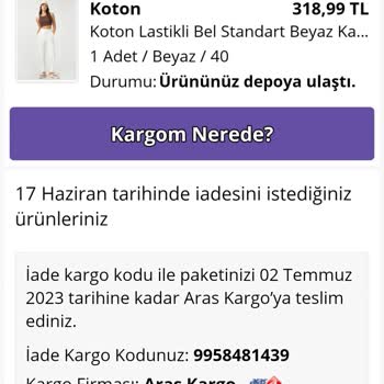 Morhipo Ürün Ve Ücret İadesi Sorunu