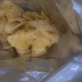 Lays Patates Cipsi Yanmış Ve Tadı Çok Kötüydü