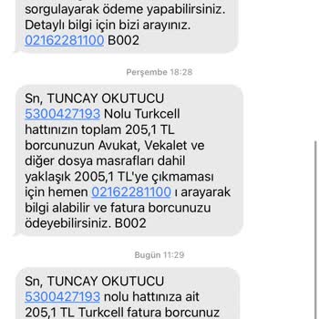 Turkcell Crif Alacak Olmayan Borcu Varmış Gibi Gösteriyor