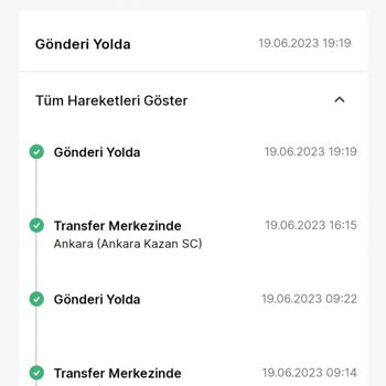 Trendyol Express Kargom Gönderi Yolda Da Takılı Kaldı Gelmiyor.