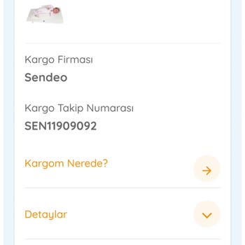Ebebek Kargo Gecikmesi Kaynaklı Ürün