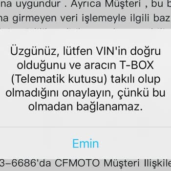 CFMOTO 250 Sr T Box Sorunu