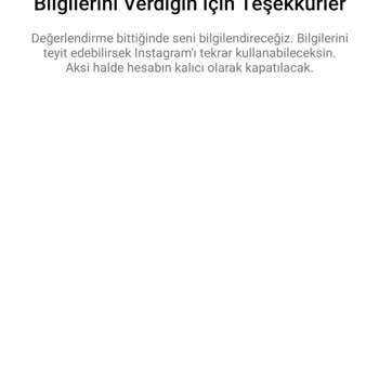 Instagram Hesabım Askıya Alındı