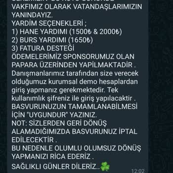 Umutverir.com Burs Başvurusu Sorunu