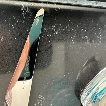 Karaca Züccaciye Paslanmaz Çelik Çatal Bıçak Takımının 1 Yıkamada Paslanması