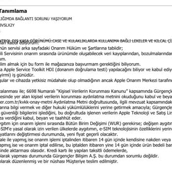 Apple Airpods Um Yüzeysel Çizikler Sebebiyle Garantiye Sayılmadı