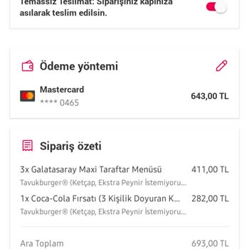 Yemek Sepeti Sipariş Sorunu
