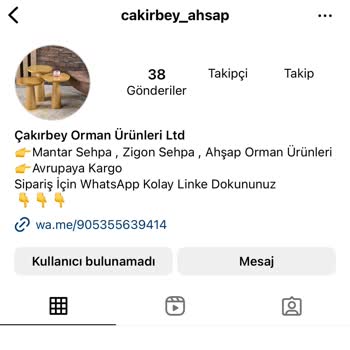 Cakirbey_ahsap (Instagram) Mağdur Ediyor