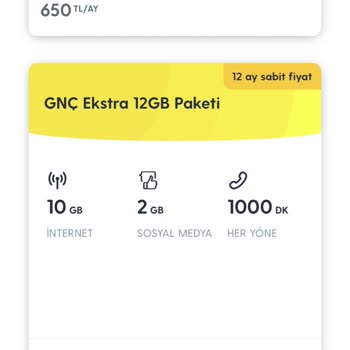 Turkcell Gnç Avantajları Yok