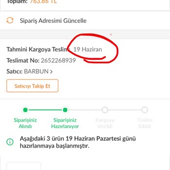 Trendyol Jetlegelsin Kargoya Ürün Vermiyor
