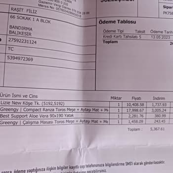 Çetmen Mobilya Ürün Kalitesi Çok Kötüydü