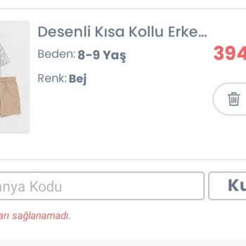 LCW Kodum Olduğu Halde Kullanamıyorum
