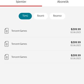 Tencent Games Türkiye Haksiz Fatura Tahsilatı