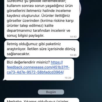 Bella Maison İademi Bekletip Süresi Geçtikten Sonra Kabul Etmeyip Geri Yolladılar