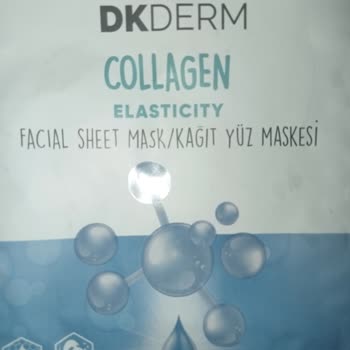 A101'den Aldığım Dkderm Kollajen Kağıt Maske Yüzümü Kabarttı Ve Kıpkırmızı Yaptı