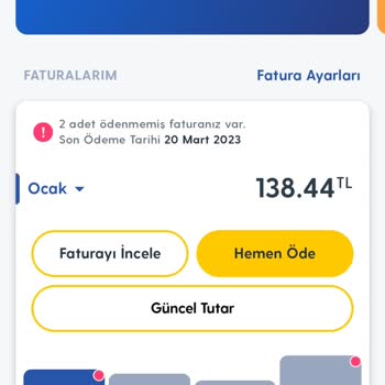 Turkcell Fazla Fatura Tutarı