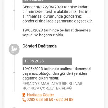 MNG Kargo Kargo Dağıtıma Çıkartılmadan Teslim Edilemedi Mesajı Gönderilmesi