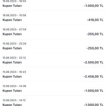 Tuttur Hakkaniyetsiz Hediye Puan Yüklenmesi