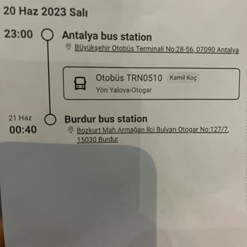 Kamil Koç Yolcuya Gerekli Bilgi Verilmemesi Kısacası Hizmet Eksikliği
